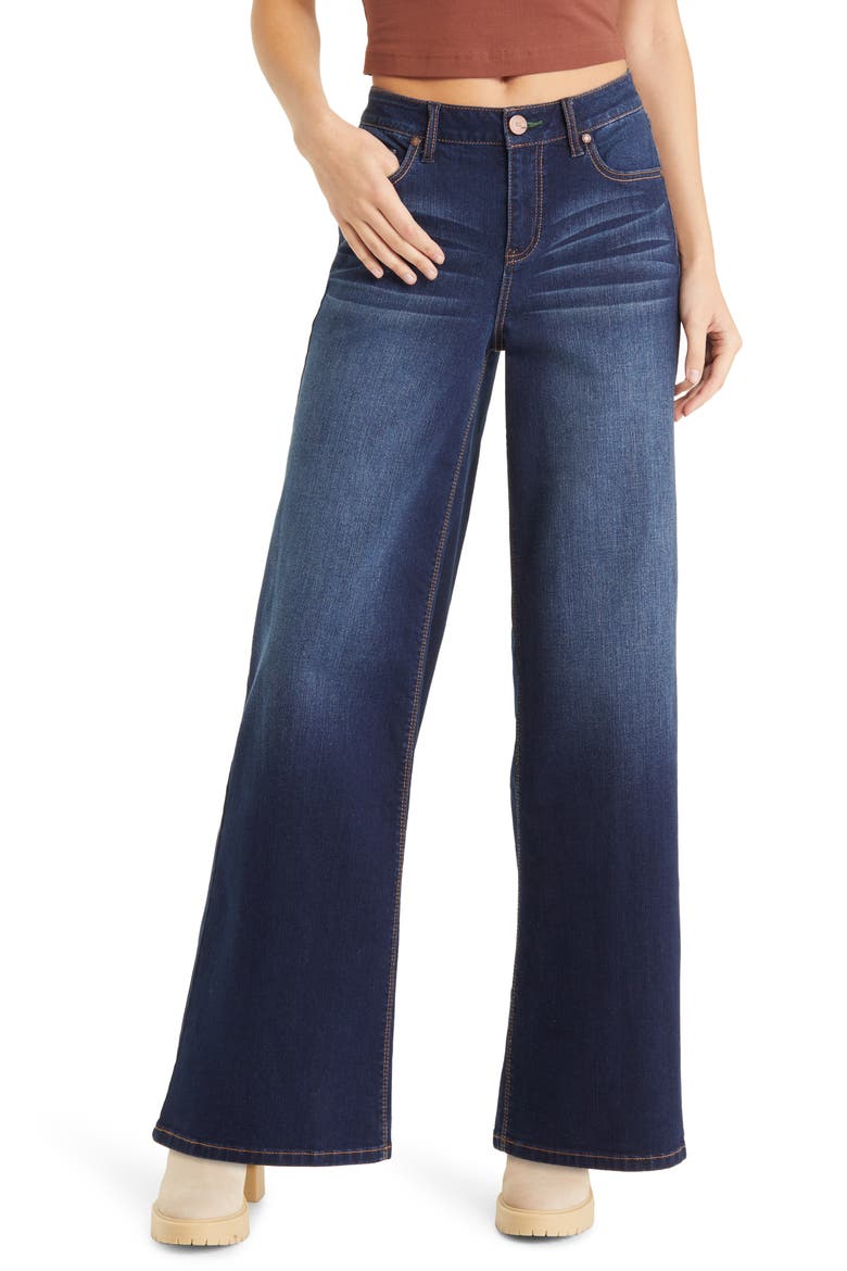 High Waist Wide Leg Jeans, Main, color, LENNOX