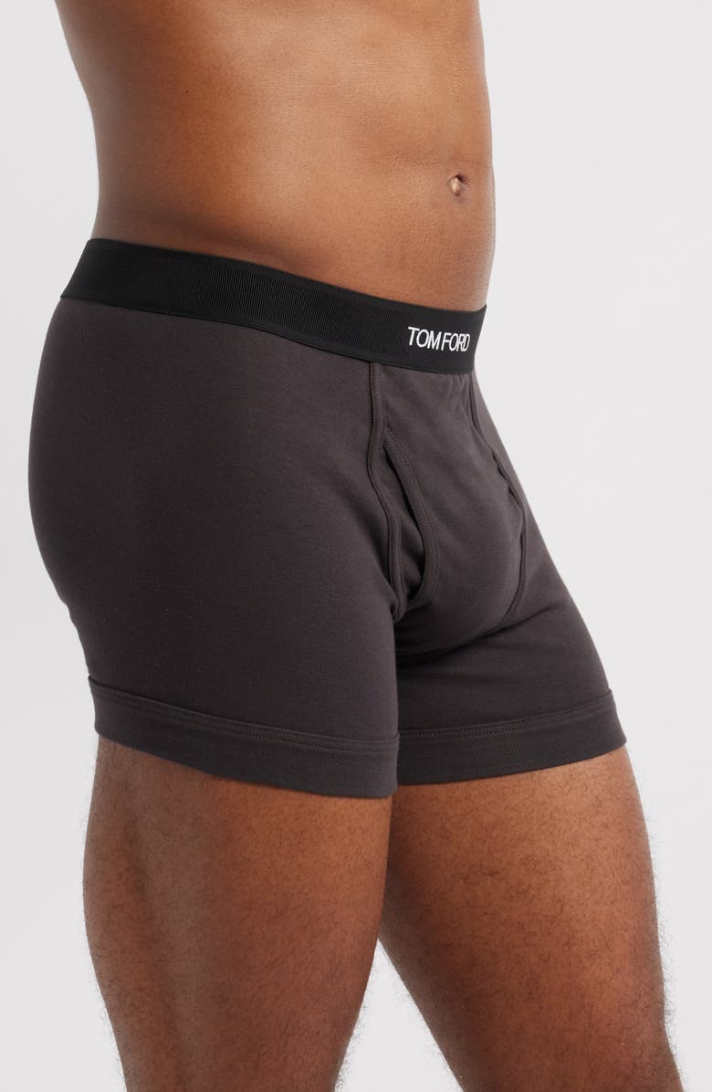 TOM FORD Stretch Jersey Boxer Briefs, Alternate, color, Dark Mink
