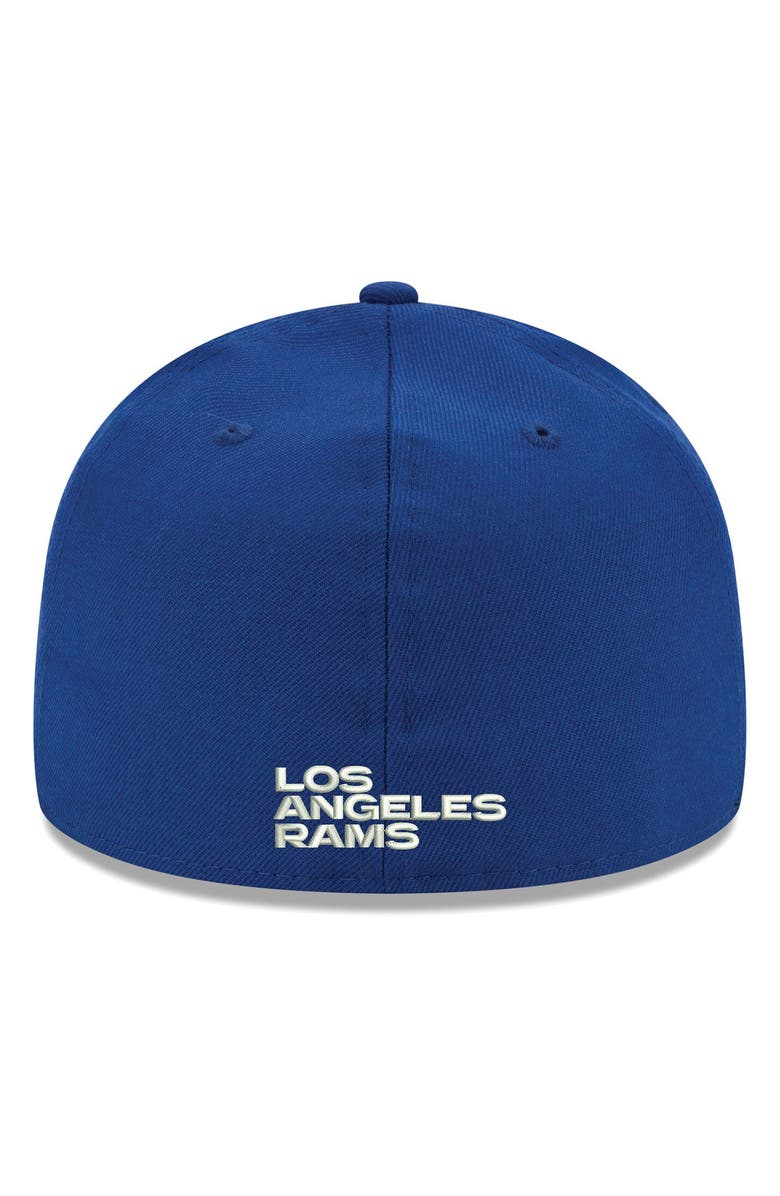 New Era Men's New Era Royal Los Angeles Rams Omaha Ram Head 59FIFTY Fitted Hat, Alternate, color,