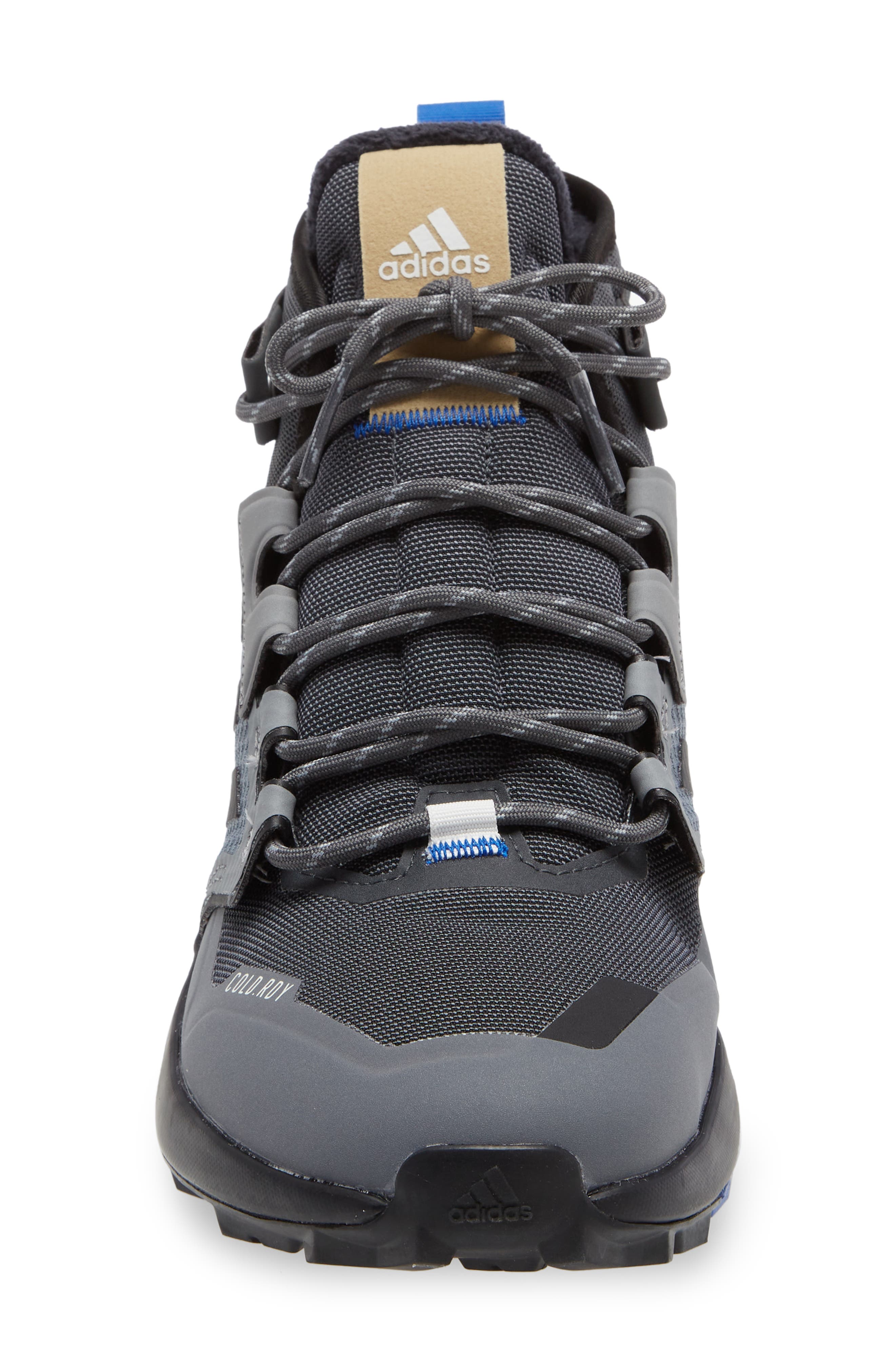 Terrex Free Parley Trail Hiking Boot, Alternate, color, GREY/ BLACK