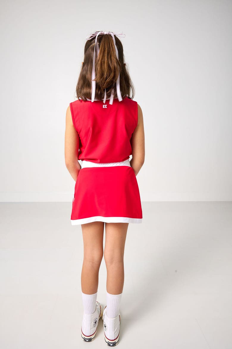 Retro Power Skirt, Alternate, color, Red