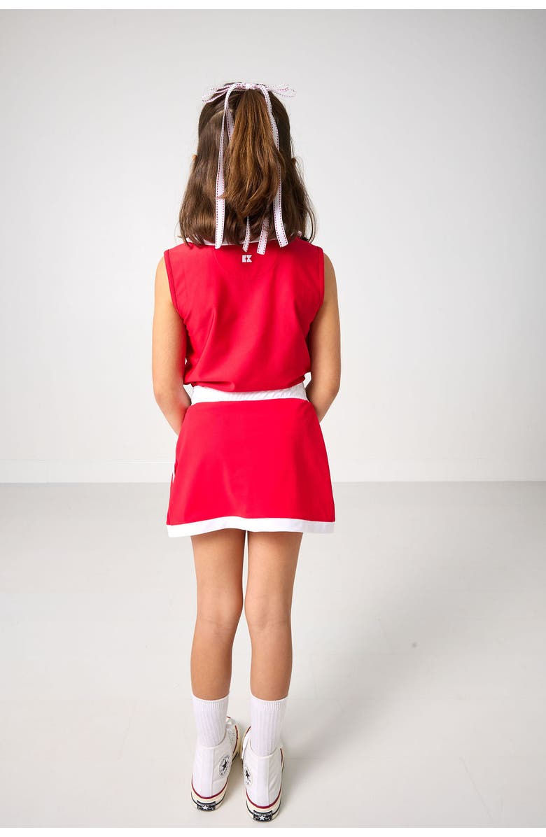 Courtside Kids Retro Power Skirt, Alternate, color, Red