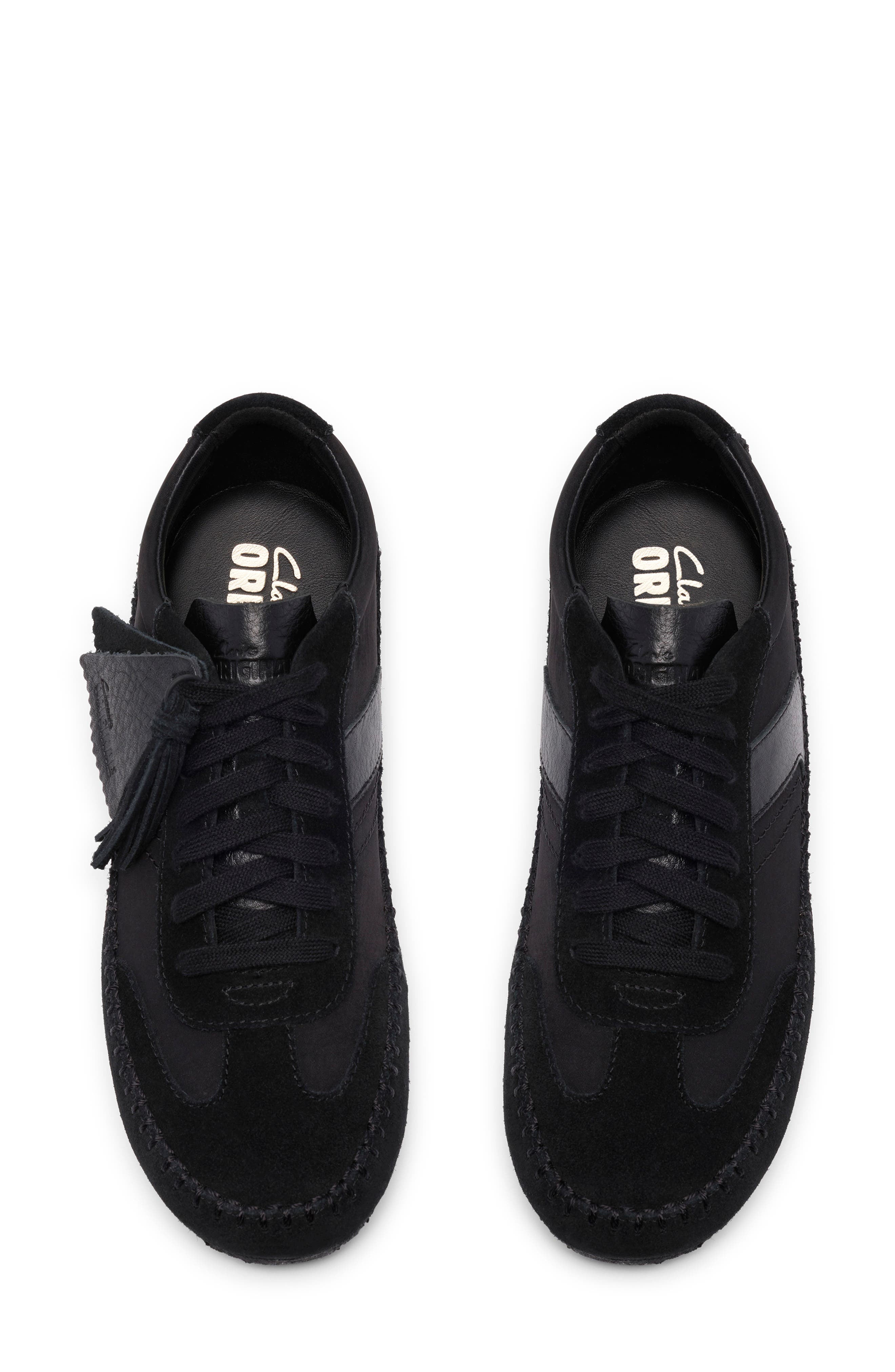 Clarks<sup>®</sup> Originals Tor Low Sneaker, Alternate, color, Black Suede