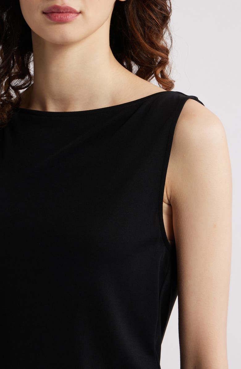 FRAME The Drape Cowl Back Tank, Alternate, color, Black