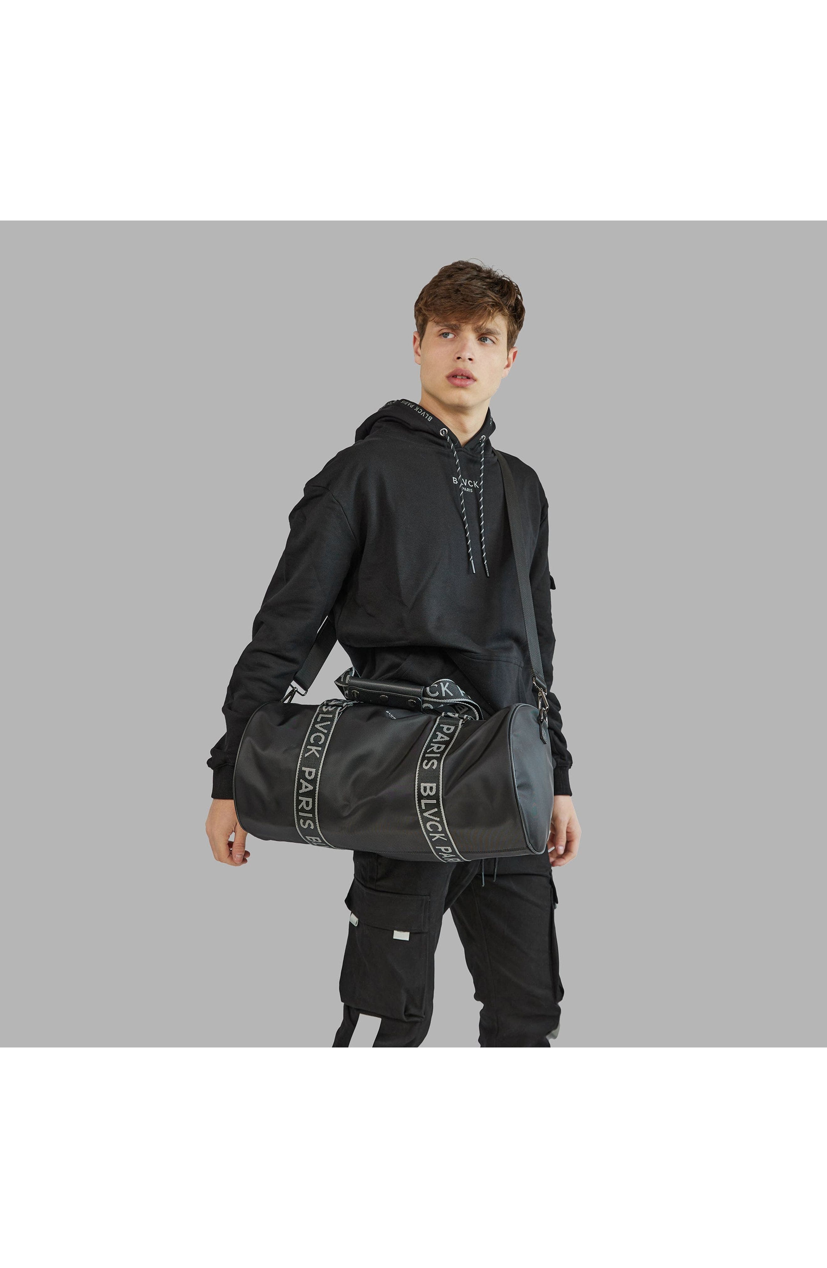 Blvck Paris Blvck Nylon Duffel Bag, Alternate, color, Black
