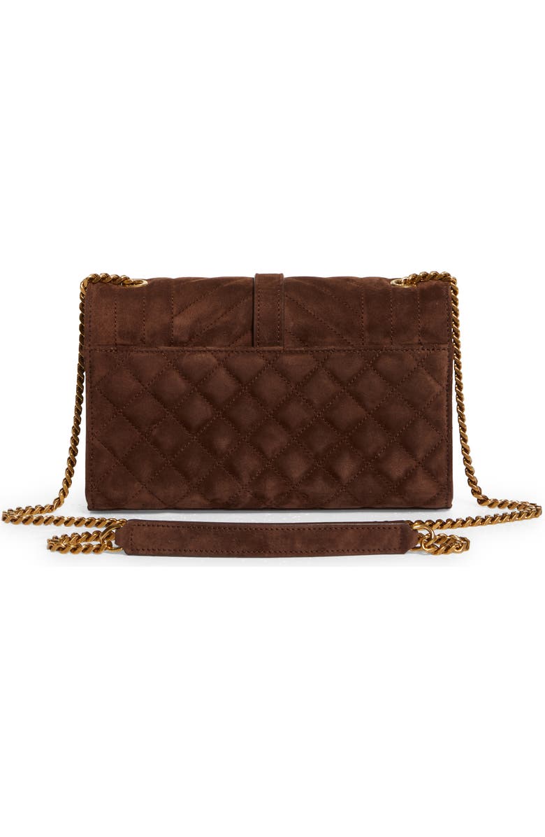 Saint Laurent Small Envelope Suede Crossbody Bag, Alternate, color,