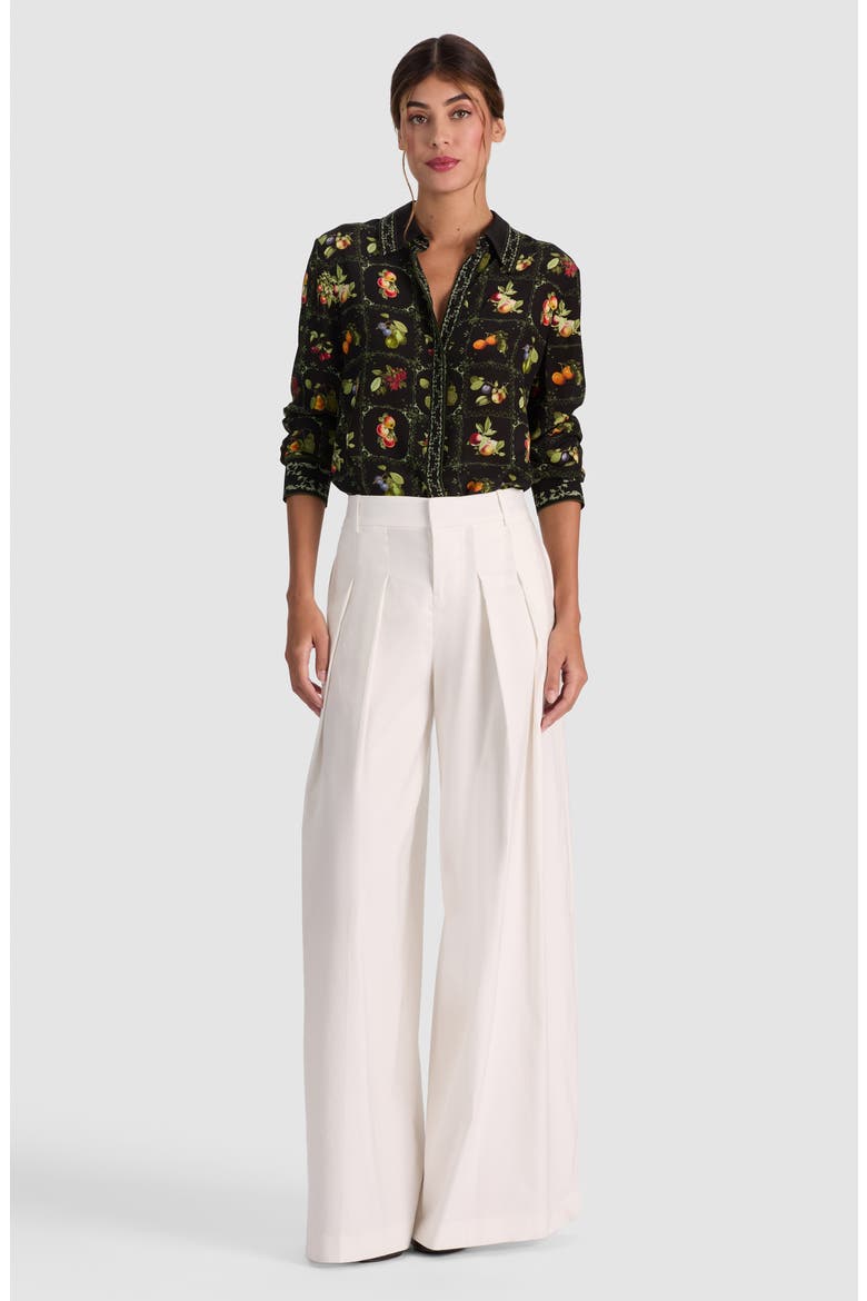 Willa Silk Top, Alternate, color, HARVEST