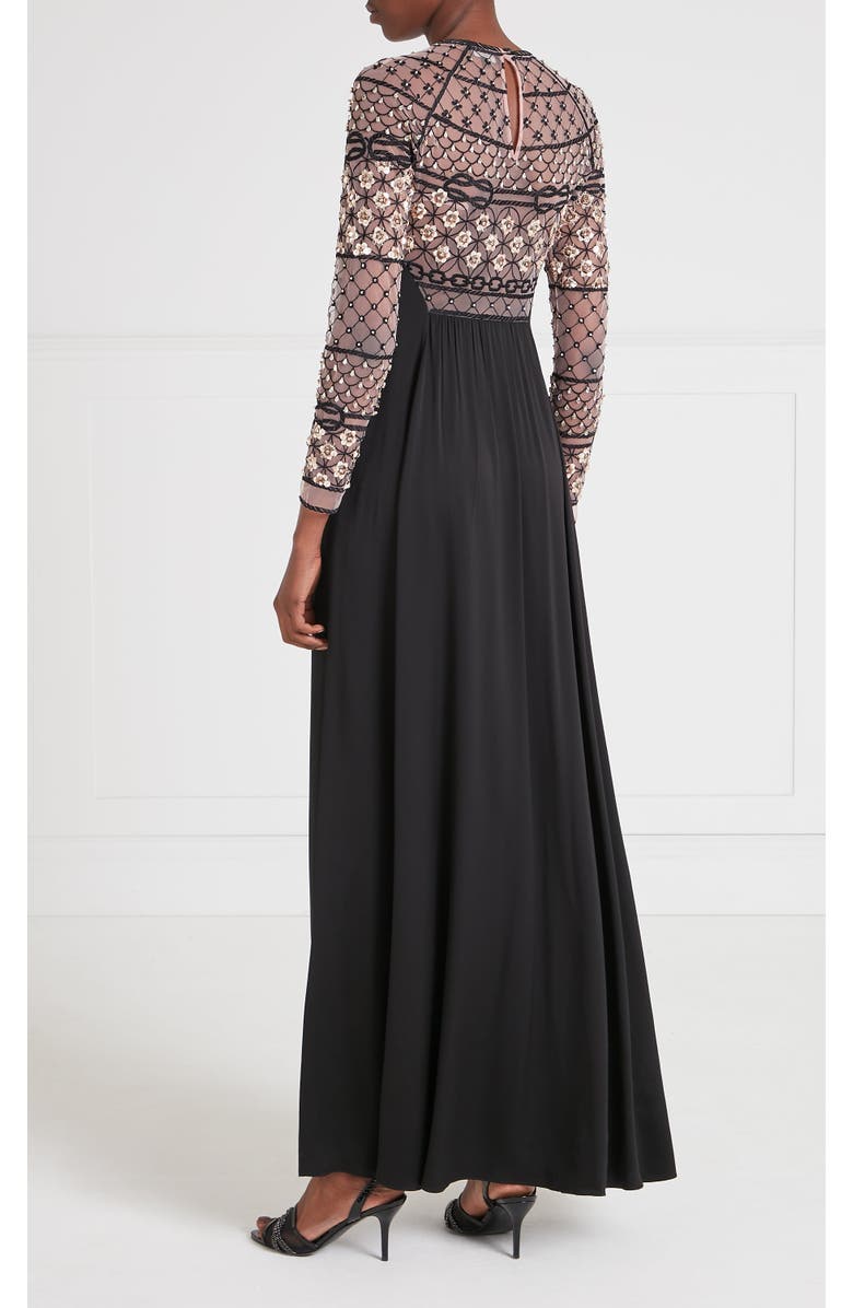 Temperley London Marie Gown, Alternate, color, Black