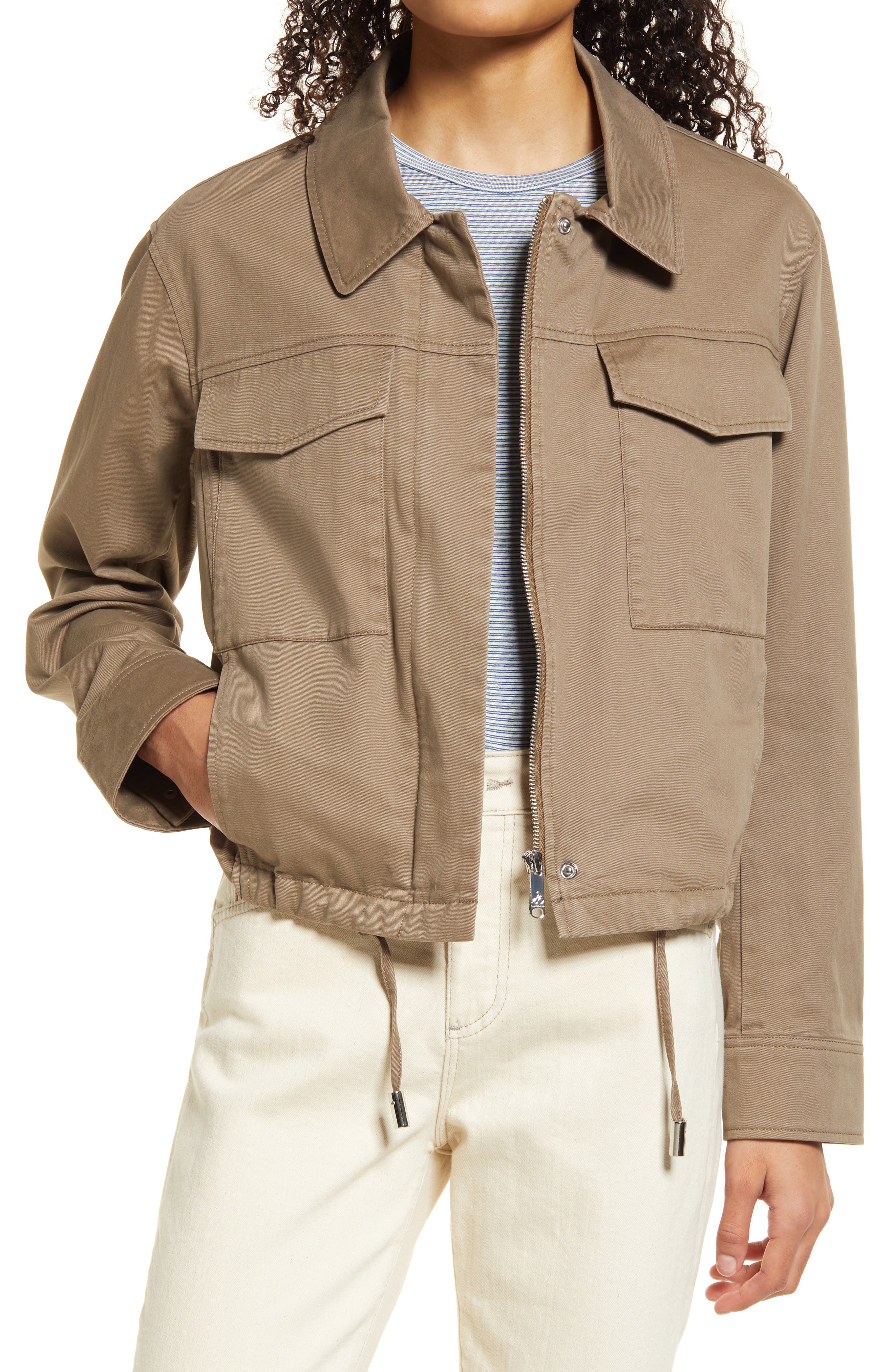 Sam Edelman Crop Utility Jacket | Nordstrom