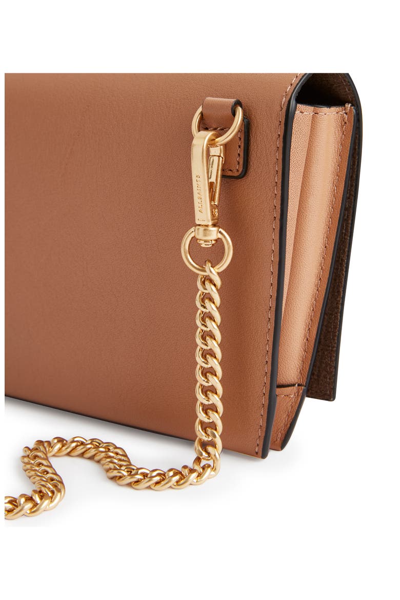Albert Leather Wallet on a Chain, Alternate, color, DESERT TAN