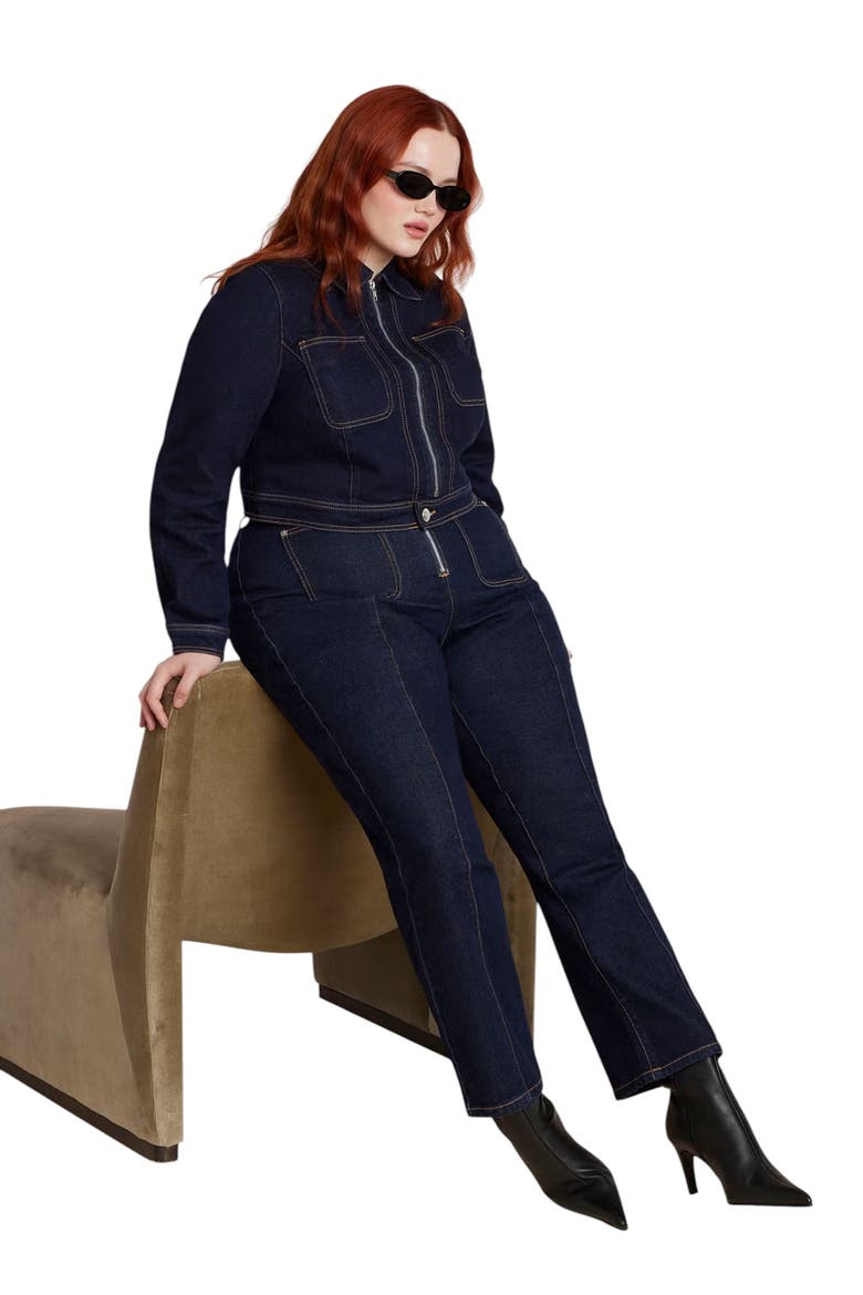 Zip Front Bootcut Jean, Alternate, color, TRUE DARK RINSE