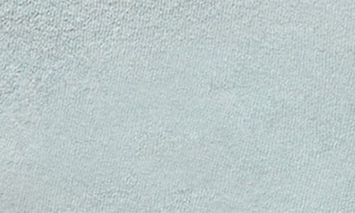 Mango Overdyed Cotton Blend Terry Shorts In Blue
