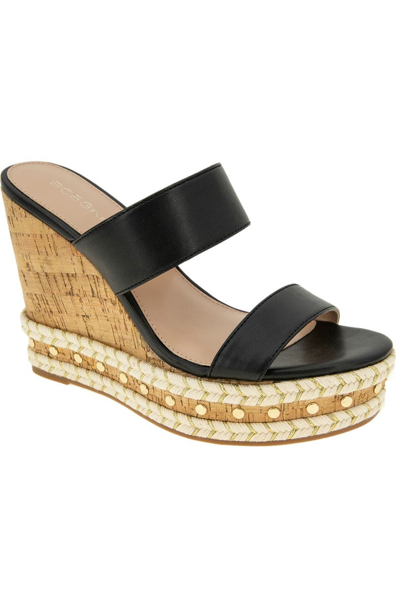 BCBGeneration Nexti Platform Wedge Sandal, Main, color,