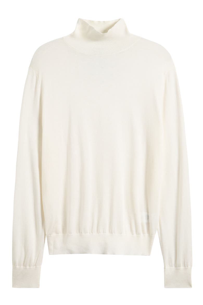 Angel Silk & Wool Blend Mock Neck Sweater, Alternate, color, IVORY