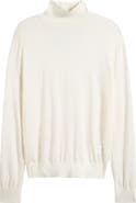 HOUSE OF CB Angel Silk & Wool Blend Mock Neck Sweater
