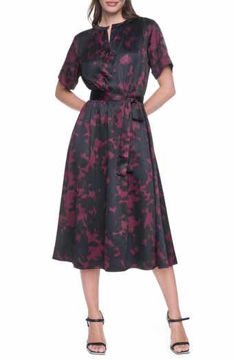 Folded Cuff Shirtdress