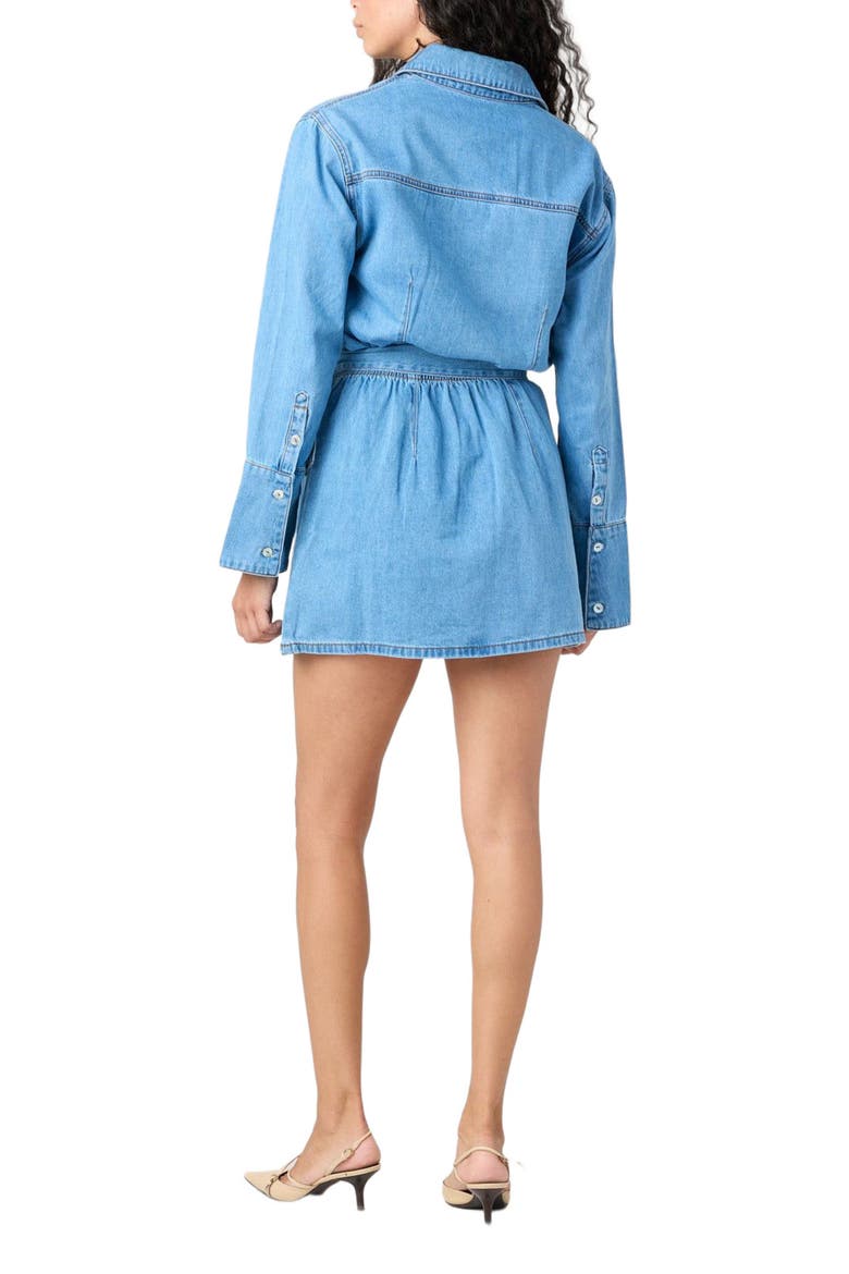 Alexandra Denim Shirt Dress, Alternate, color, Union Sq.
