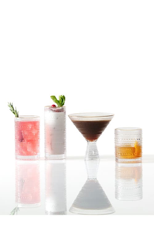 Fortessa Jupiter Set Of 2 Martini Glasses In Clear