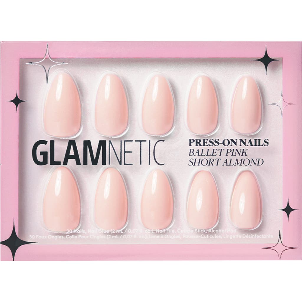 GLAMNETIC Press-On Nails Set in Ballet Pink