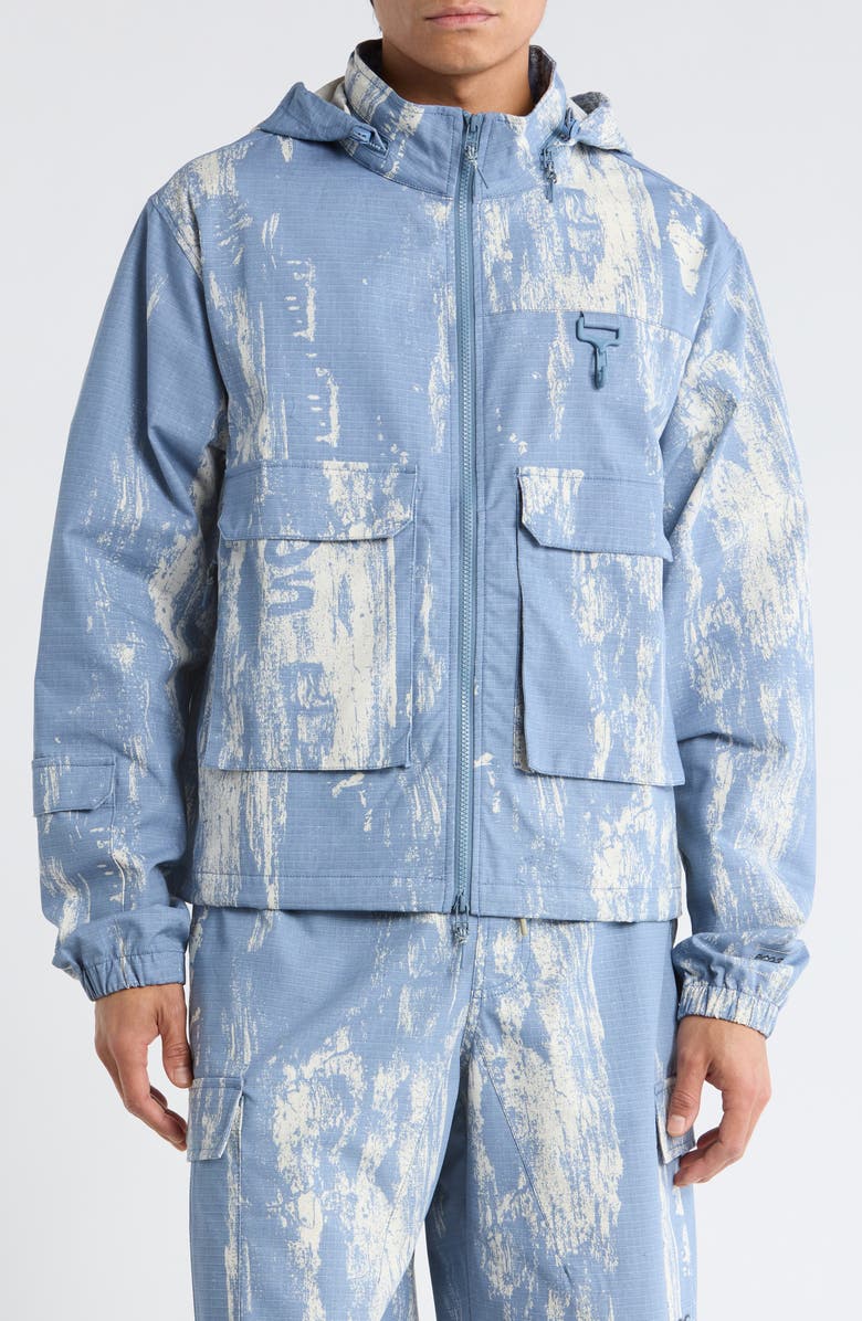 RC Outdoor Supply Sierra Hooded Jacket, Alternate, color, Slate Tree Bark