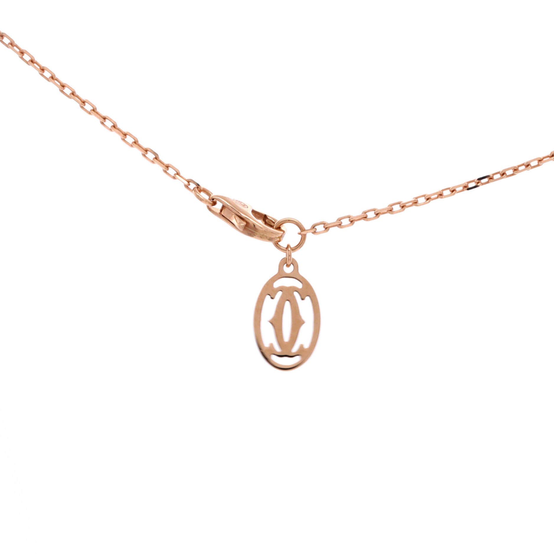 Cartier D'Amour Pendant Necklace 18K Rose Gold with Diamond Large, Alternate, color, Metallic Gold