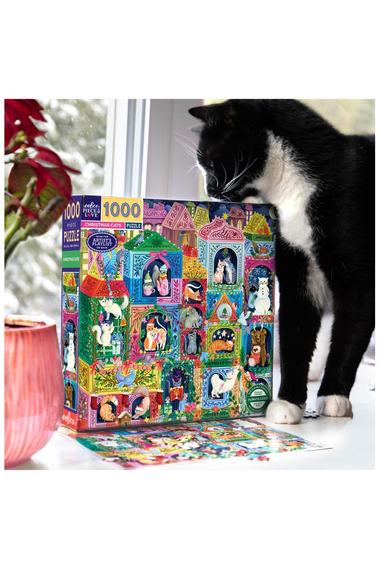 Christmas Cats 1,000-Piece Puzzle, Alternate, color, MULTI
