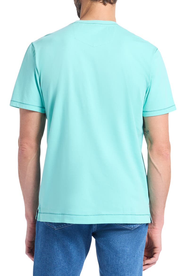 Damien V-Neck Knit T-Shirt, Alternate, color, SEAFOAM