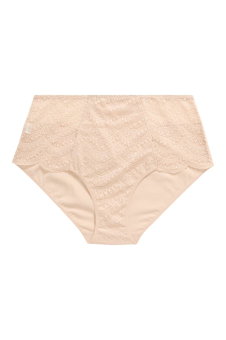 Karma High Waist Briefs, Alternate, color, PEAU ROSE