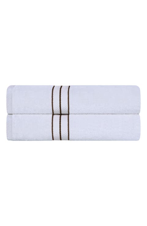 2-Piece Turkish Cotton Bath Towels