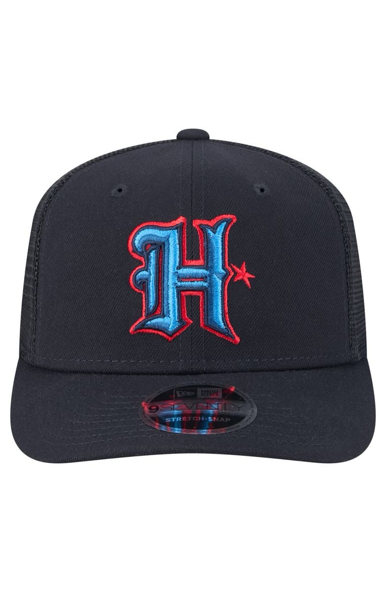 New Era Men's New Era  Navy Houston Texans Team Collection 9SEVENTY Stretch-Snap Adjustable Hat, Alternate, color, 