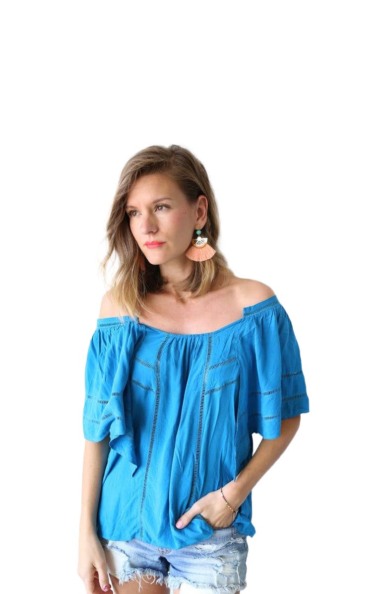 Fosterie LOVE Earrings, Alternate, color, Red