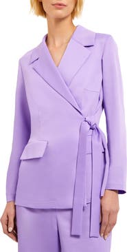 Misook Side Tie Blazer