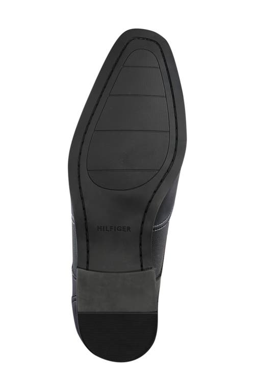 Tommy Hilfiger Sagent Wingtip Derby In Black