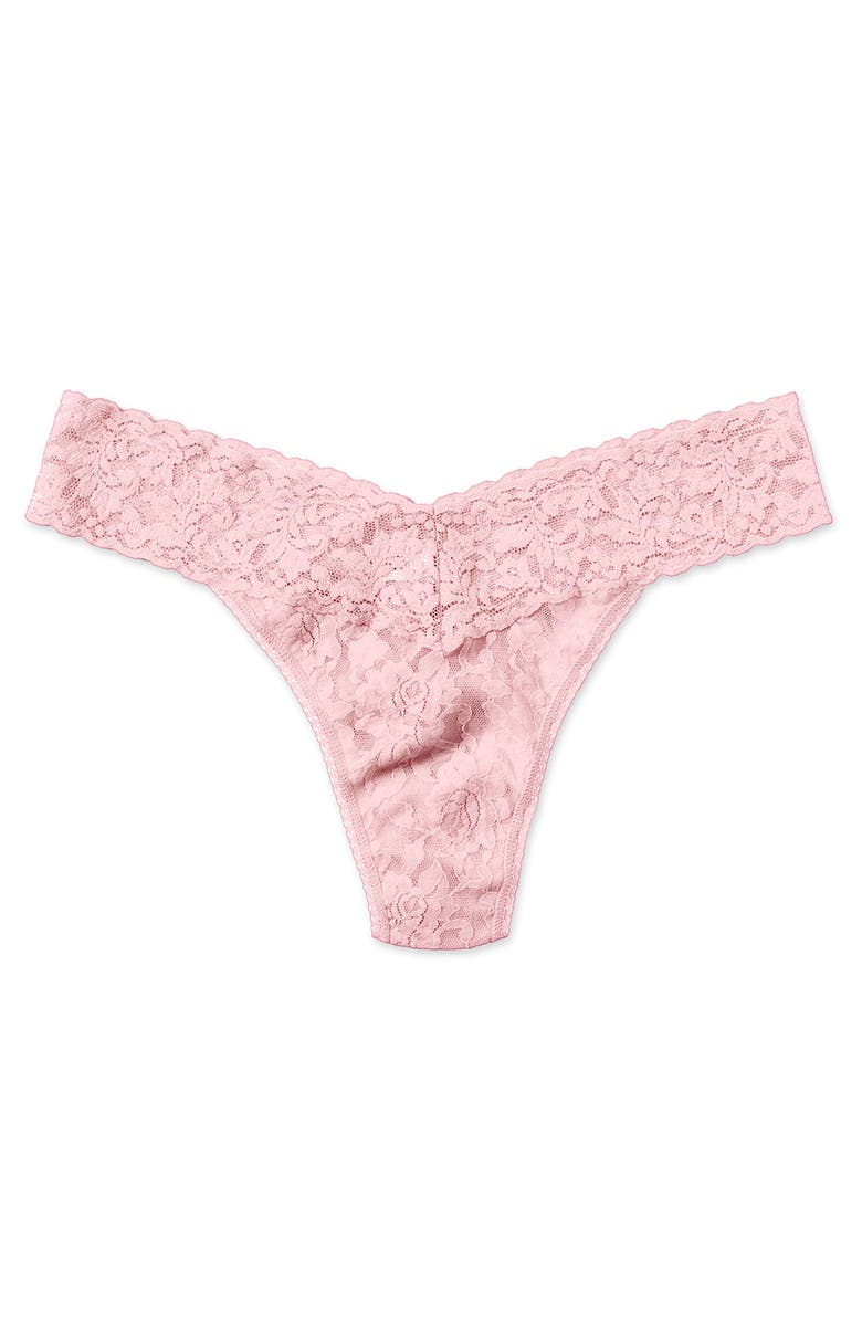 Hanky Panky Original Rise Thong, Main, color, Bliss Pink