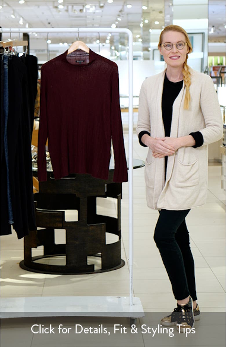 Rib Turtleneck Wool Sweater, sales video thumbnail