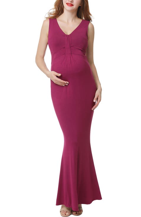 Edrei Maternity Mermaid Maxi Dress