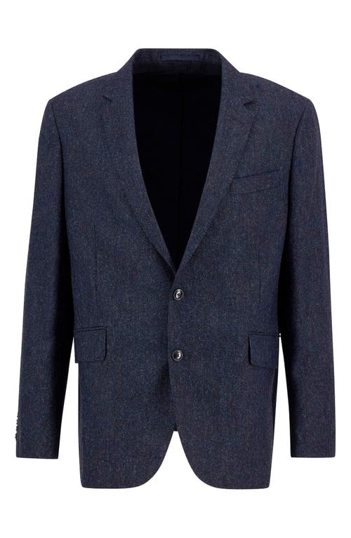 Barbour Godfrey Moons Shetland Slim Fit Blazer In Blue