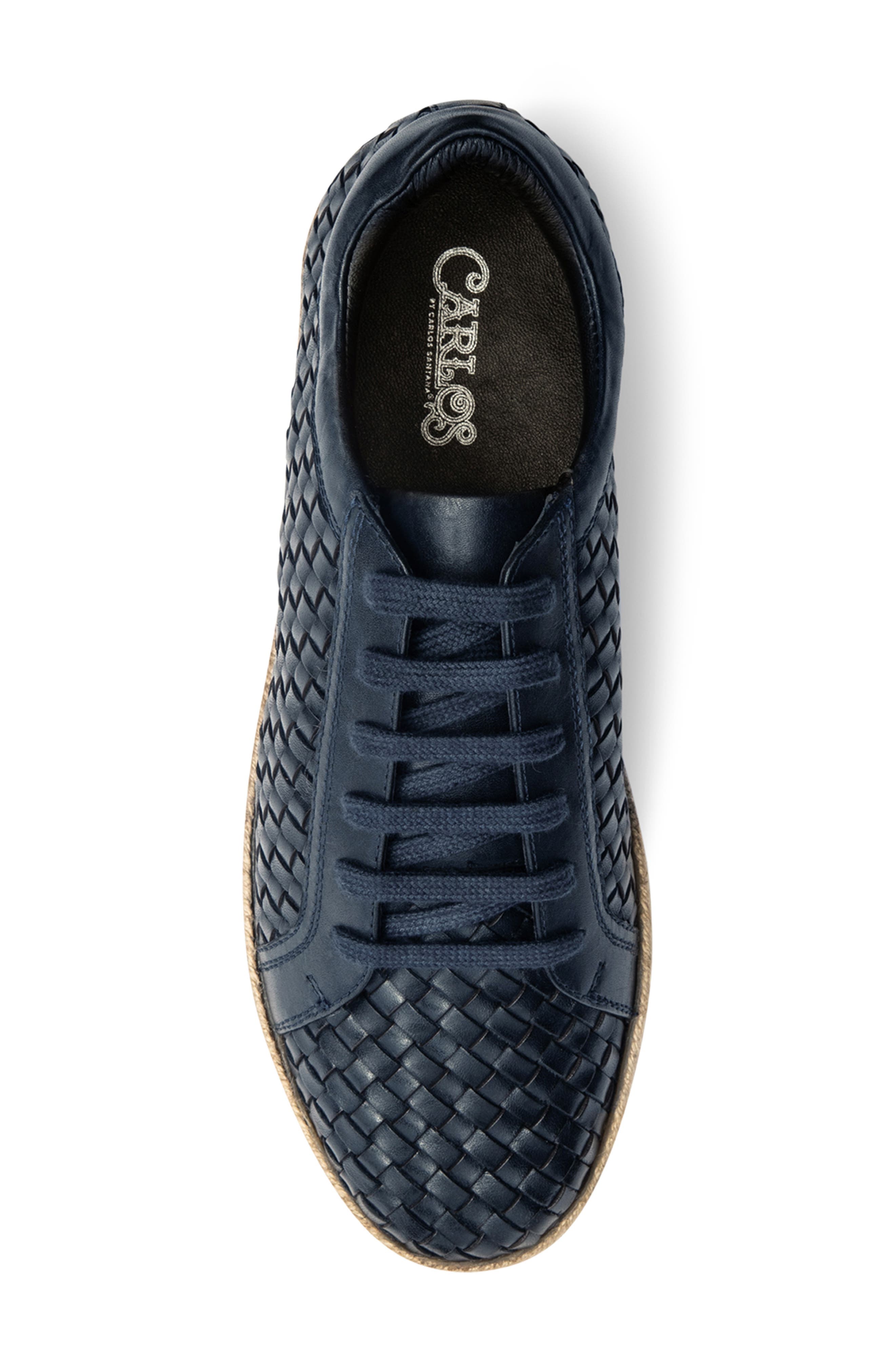 CARLOS SANTANA Gabor Woven Sneaker, Alternate, color, Blue
