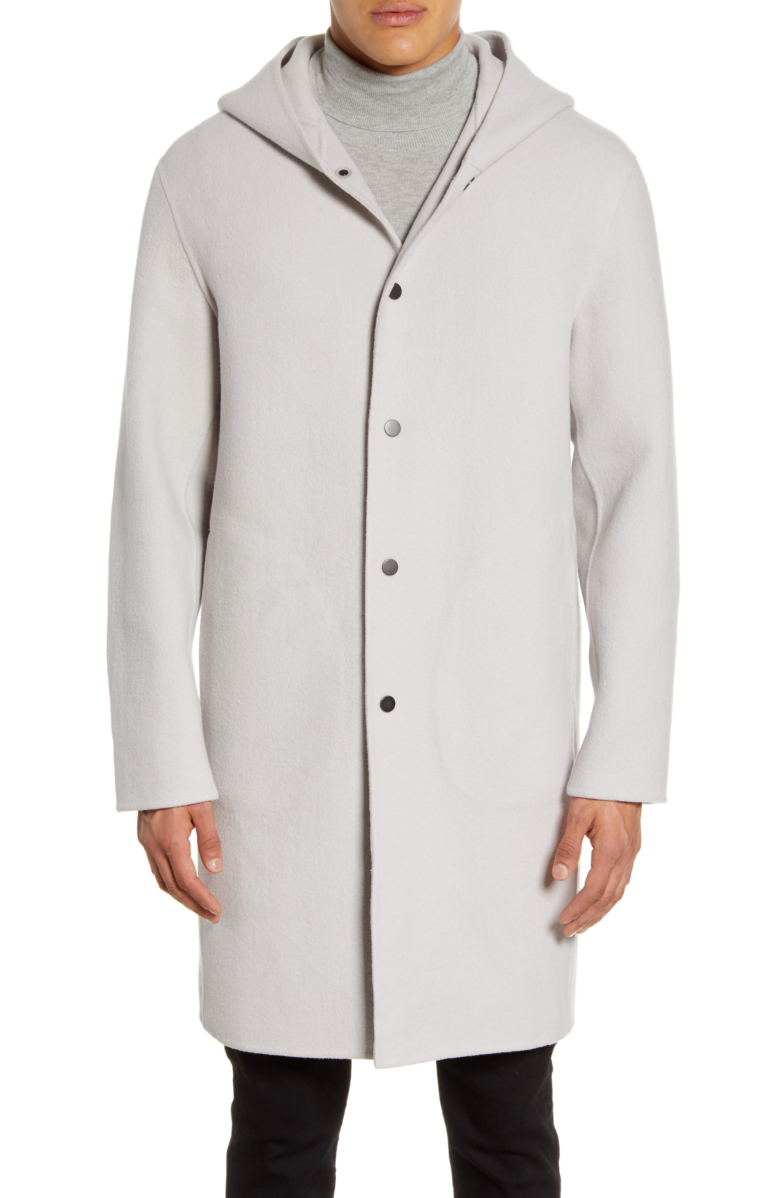Theory Ludwig Slim Fit Wool Blend Coat (Men) | Nordstromrack