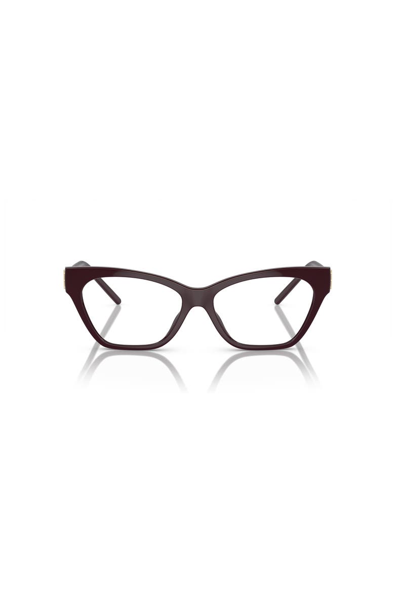 54mm Cat Eye optical glasses, Alternate, color, Red