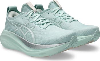 GEL-NIMBUS 27 | Women | Pure Aqua/White | Women's Running