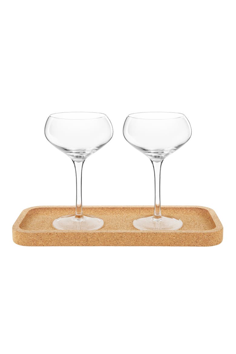 Espresso Martini Set - 3 Pieces - 10 oz, Alternate, color, Clear