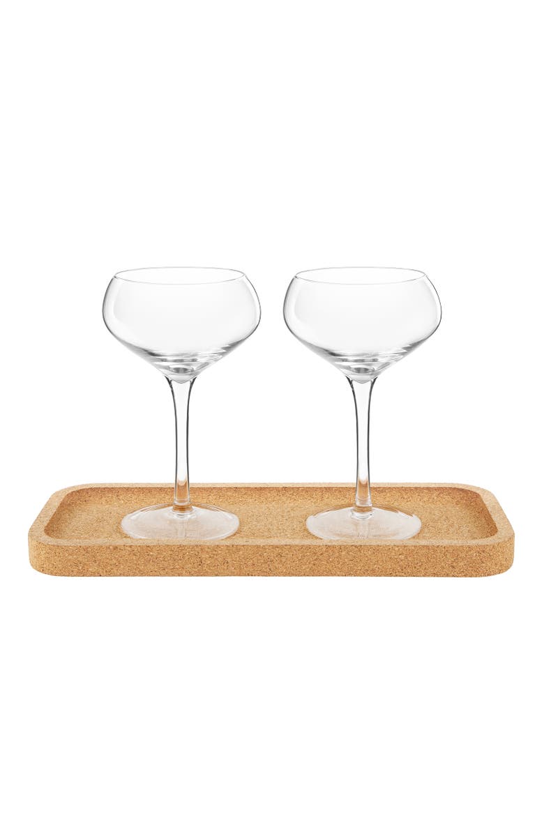 FINAL TOUCH Espresso Martini Set - 3 Pieces - 10 oz, Alternate, color, Clear