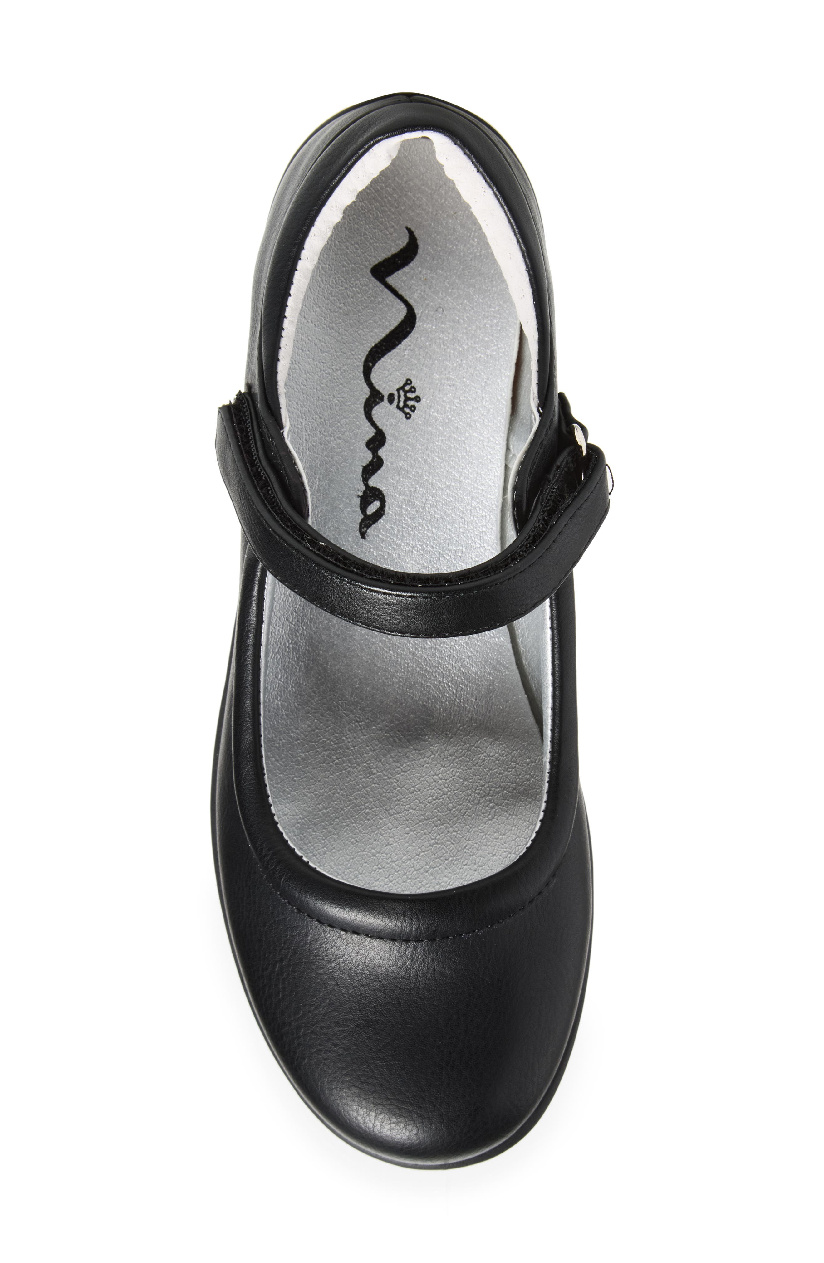 Kids' Dallas Flat, Alternate, color, BLACK TUMBLED
