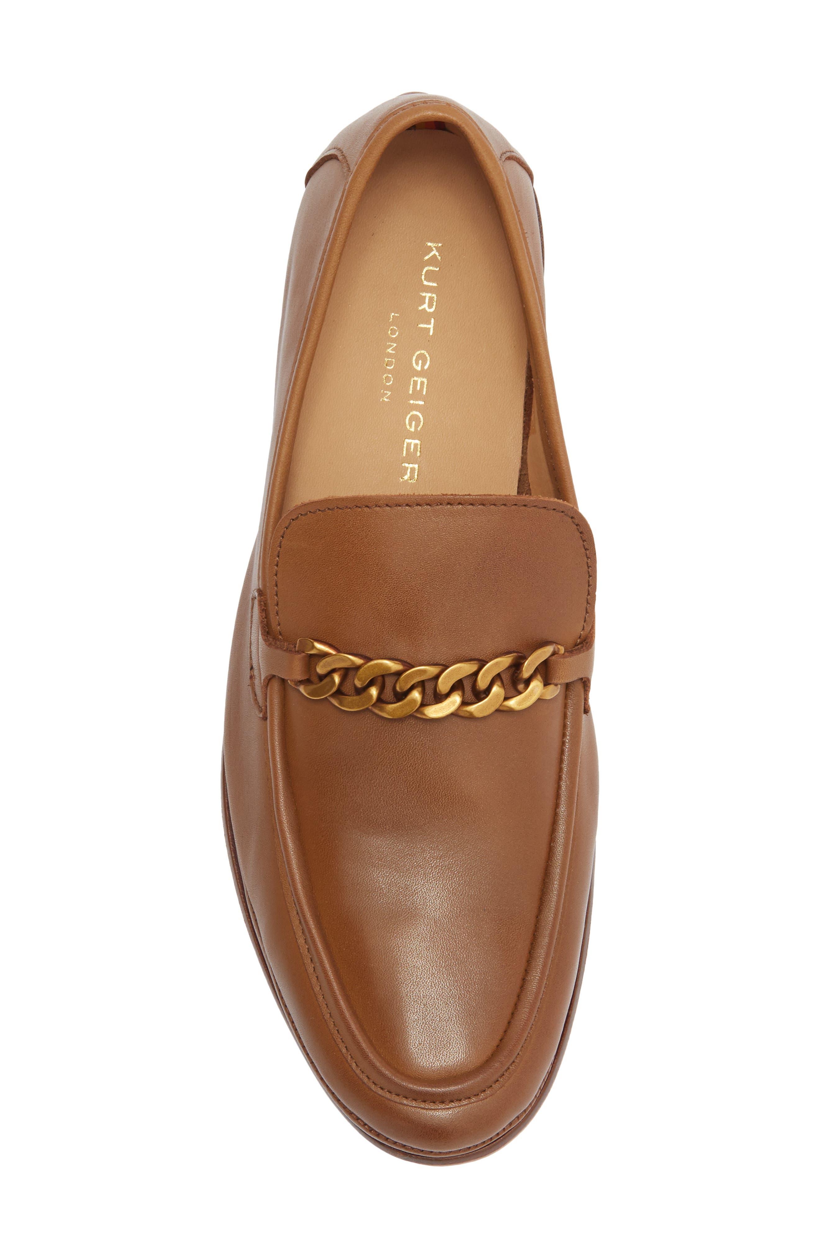 Kurt Geiger London Luca Chain Bit Loafer, Alternate, color, Tan