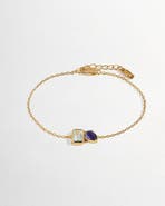 Edge of Ember Toi Et Moi Blue Gemstone Bracelet
