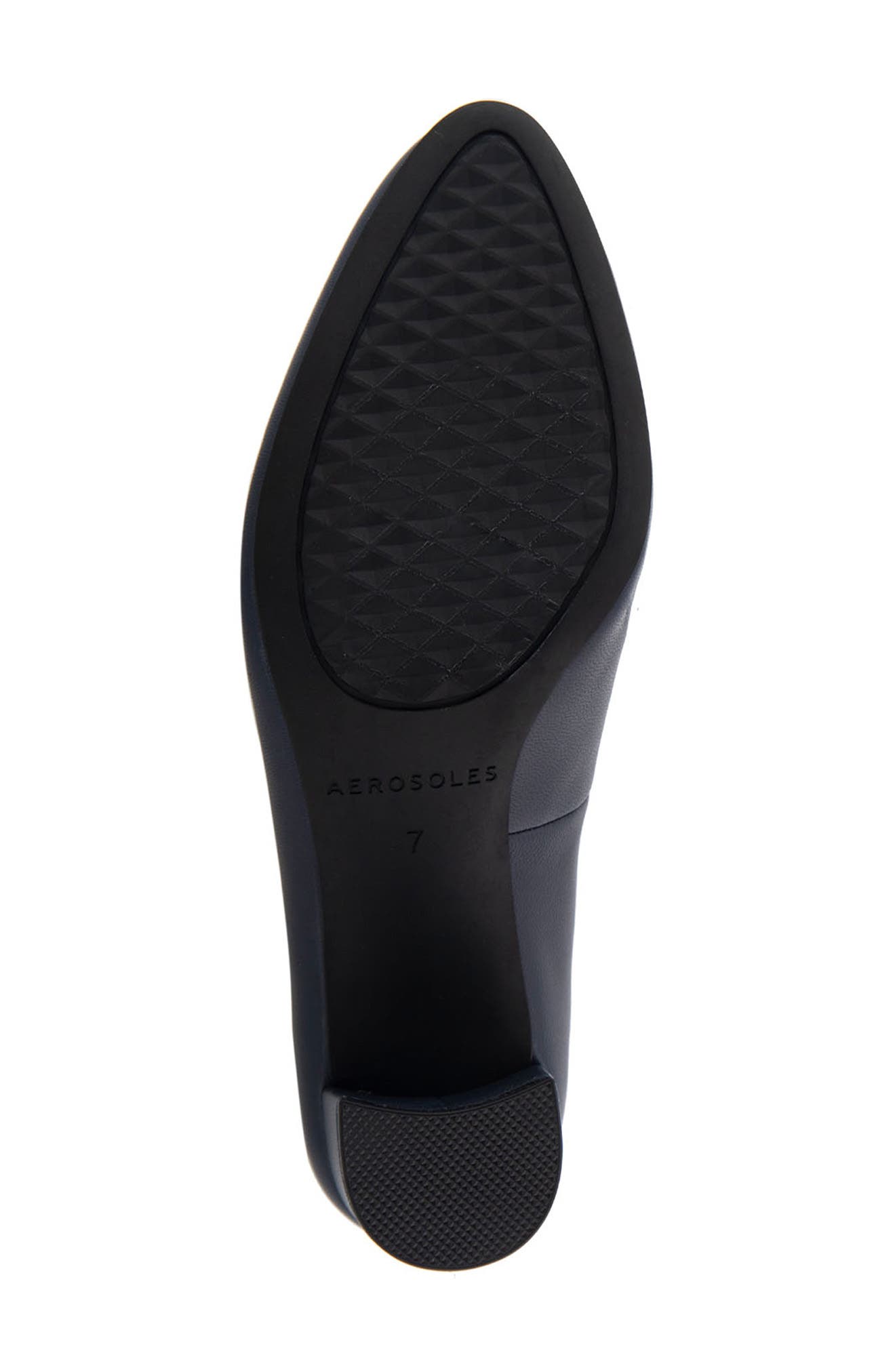Betsy Pump, Alternate, color, NAVY LEATHER