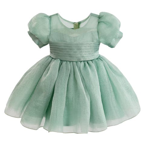 Puff-Sleeve Party Dress