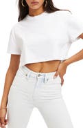 Good American Heritage Crop Cotton T-Shirt