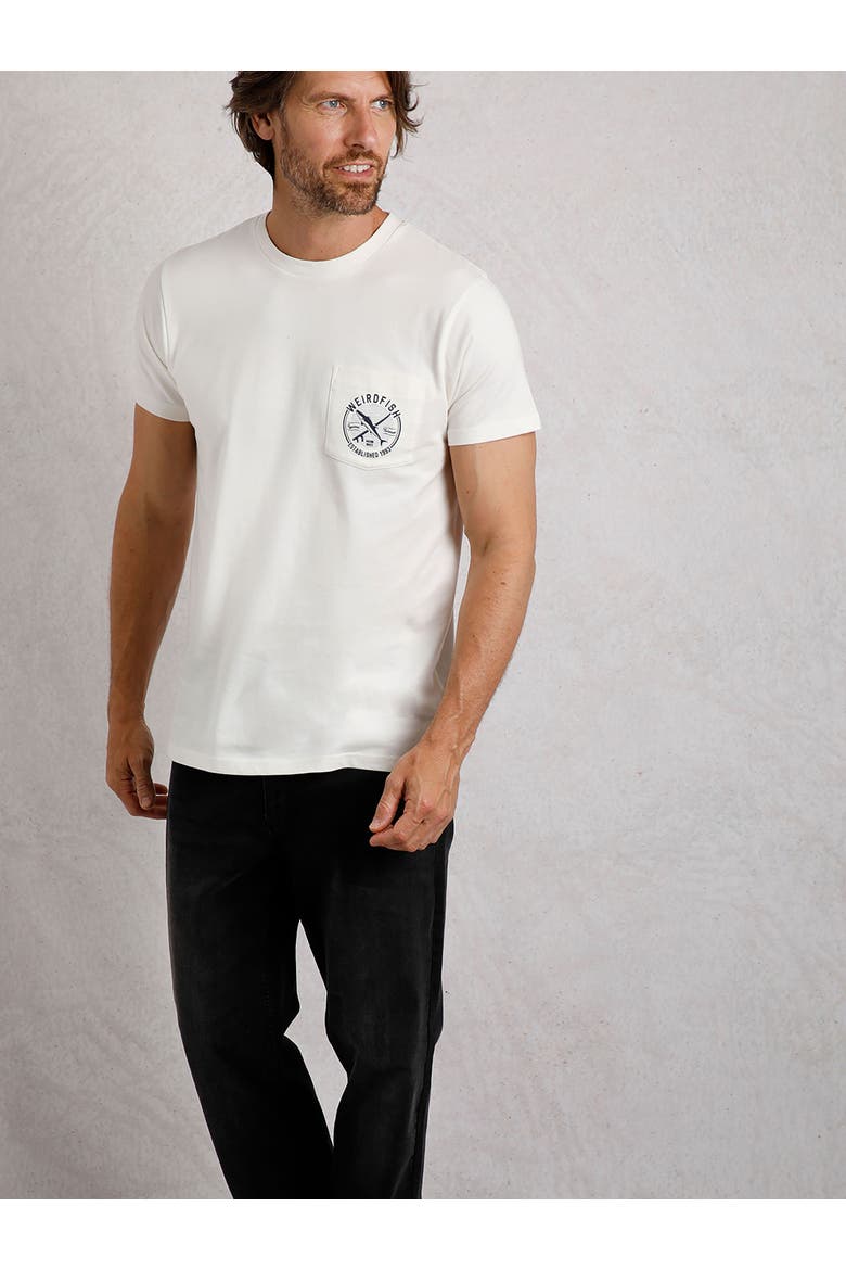 Tidal Branded Pocket T-Shirt, Alternate, color, Dusty White